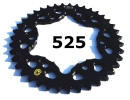 SITTA Alu Kettenrad 525T 42-48Z (schwarz) 44