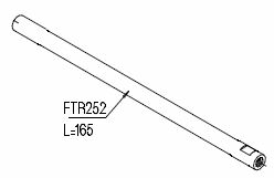 Schaltstange 165mm