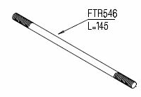 Schaltstange 145mm