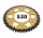ZF DUAL Kettenrad gold 520T 45-49Z Triumph Street Triple 07-17 / Daytona 675 06-17  incl. R-Modelle / Street Triple 765 16-